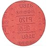 3M Hookit Red Abrasive Disc, 01224, 6 in, 120 Grit No Hole, Pack of 50 for Auto Sanding, Primer Sanding, E-Coat Sanding