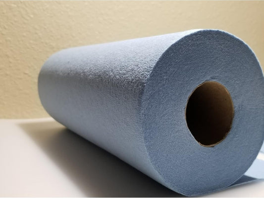 75130 Scott Single Rolls Blue Shop Towels Disposable 55 Sheets Pack 110 Total Paper Towels (2 PACK BUNDLE) Professional DIY Oil Absorbent Wipes 39.5 Sq Feet...