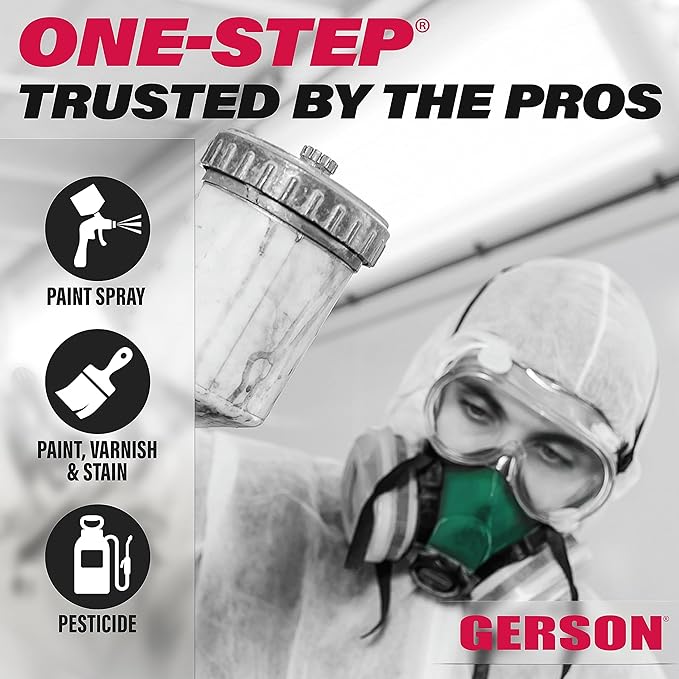 The GERSON NIOSH 8211 One Step Disposable Half Mask Respirator OV/P95 (LARGE)