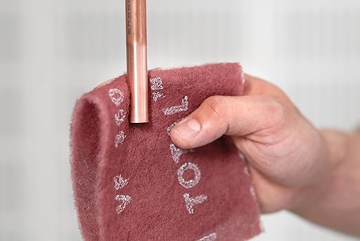 Mirka Mirlon Total/Very Fine Grit 360/25 Pieces/Scuff Pads/General Purpose Sanding/Handsanding Non-Woven / 4.5" x 9" / 18-118-447